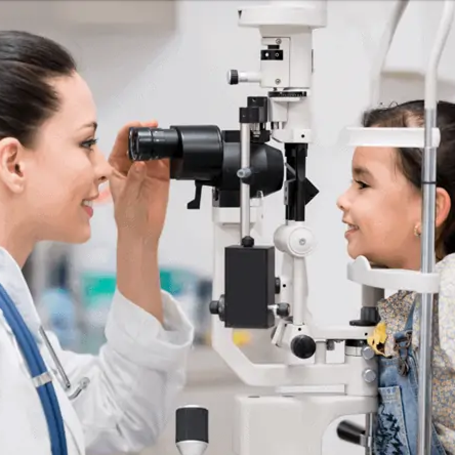 pediatric eye exam in Frederick Research Park